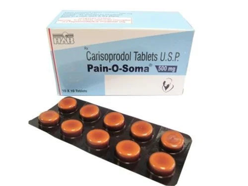 Carisoprodol USP 500mg Tablets Pain-O-Soma