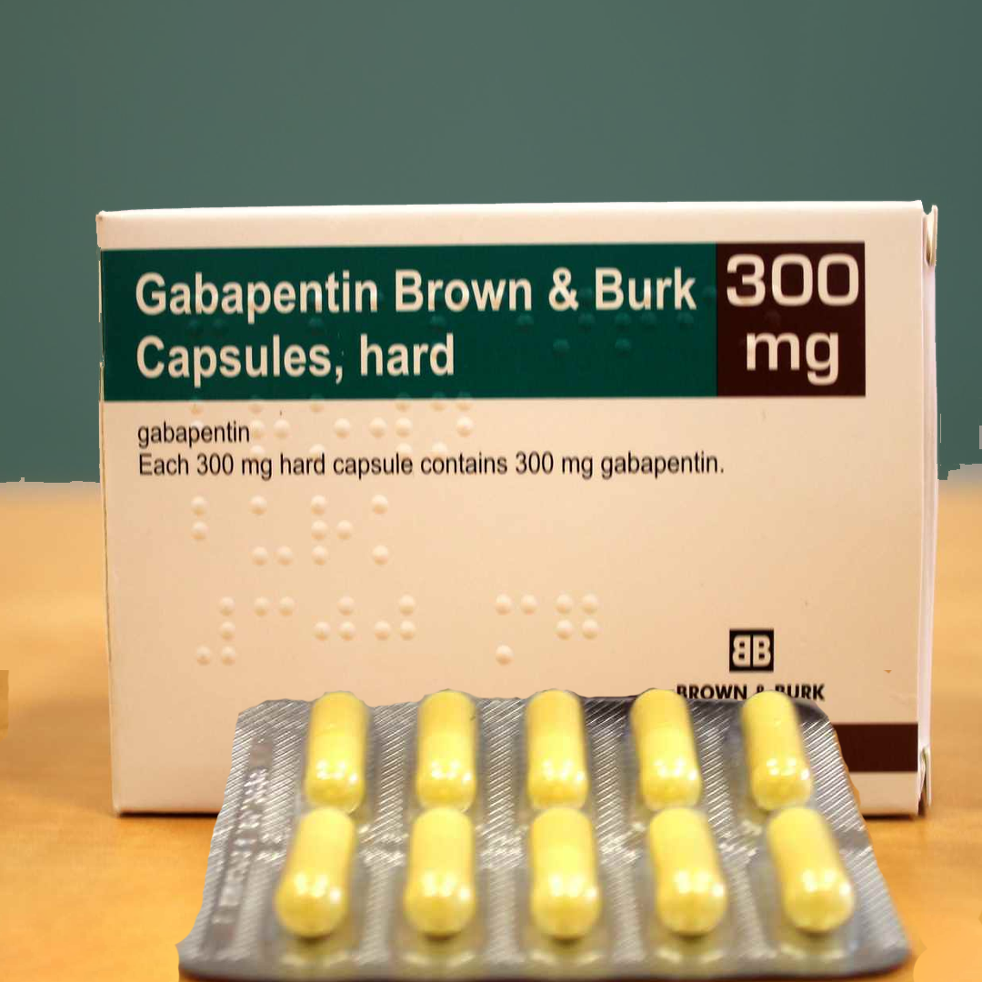 Gabapentin Brown & Burk 300mg Capsules