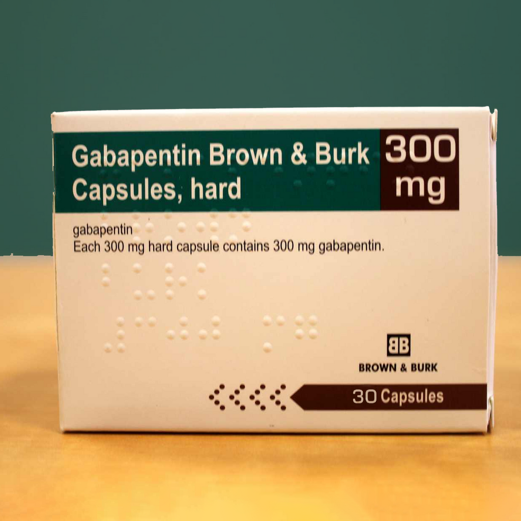 Gabapentin Brown & Burk 300mg Capsules