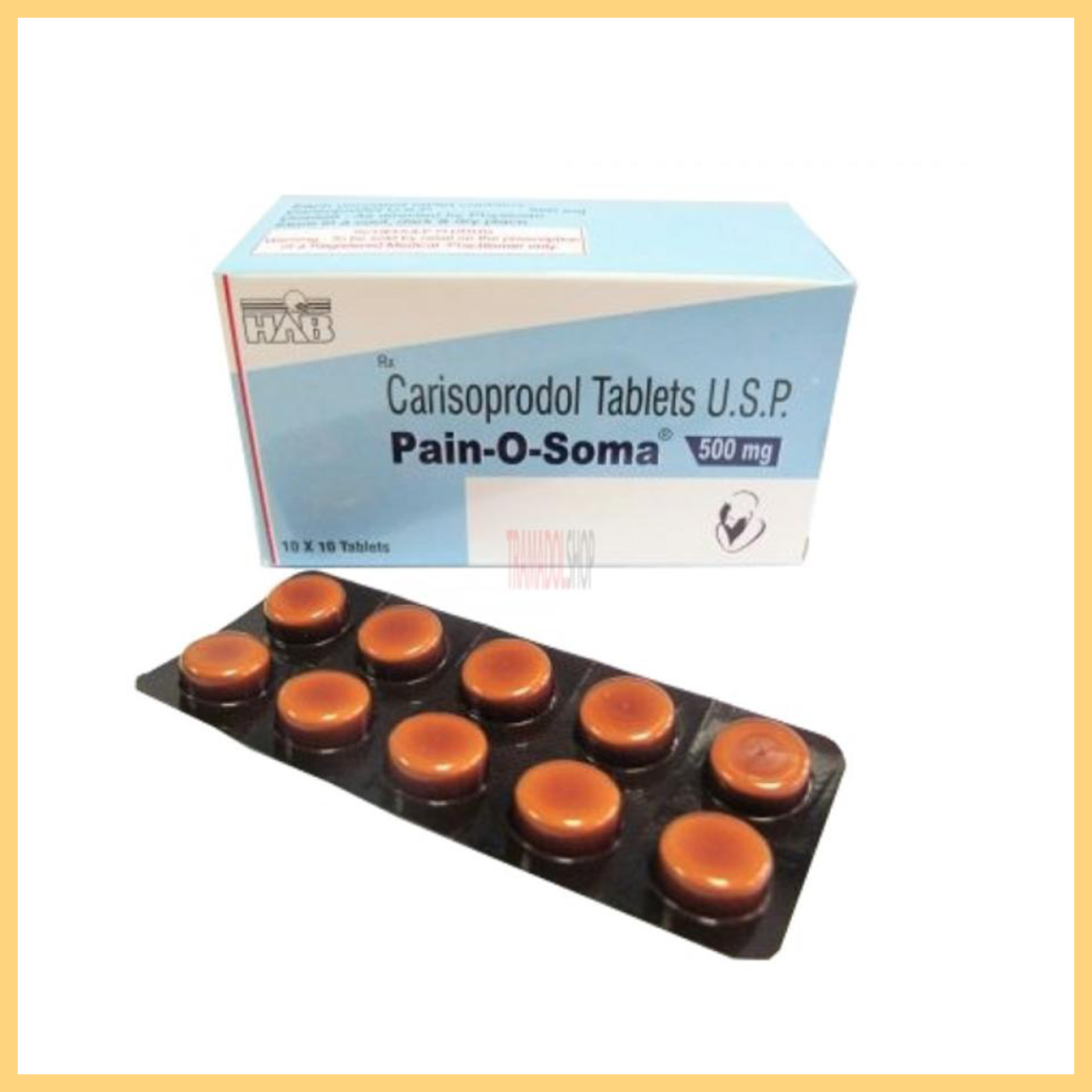 SOMA 30/500 MG (CARISOPRODOL)